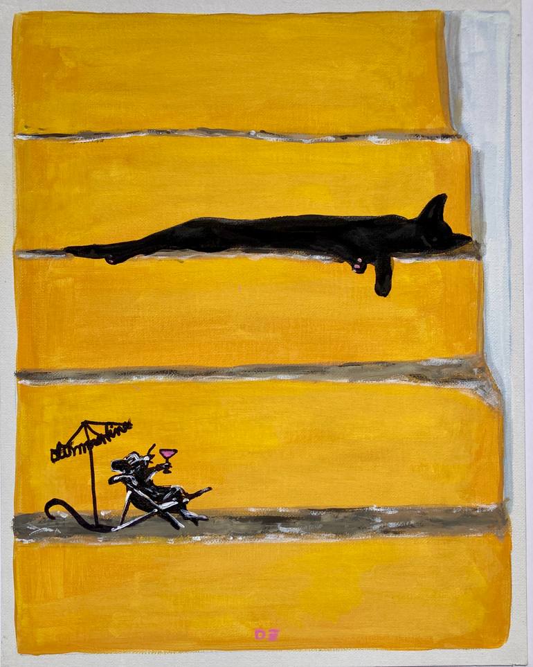 Original Figurative Pop Culture/Celebrity Painting by Dominique Steffens