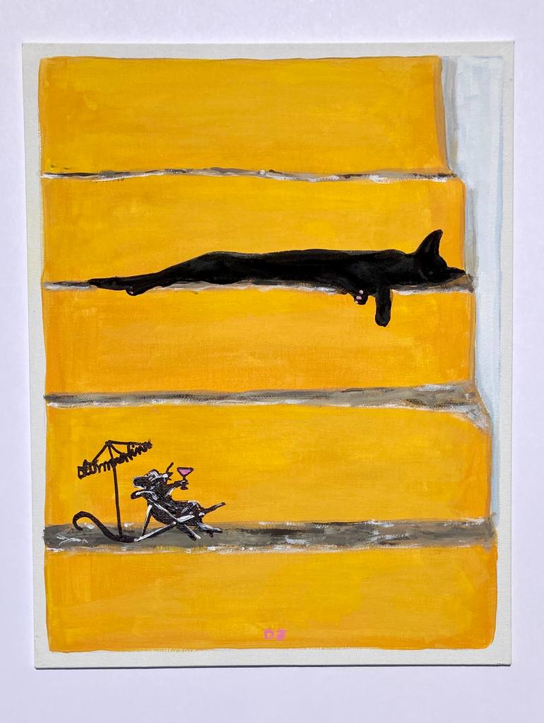 Original Figurative Pop Culture/Celebrity Painting by Dominique Steffens