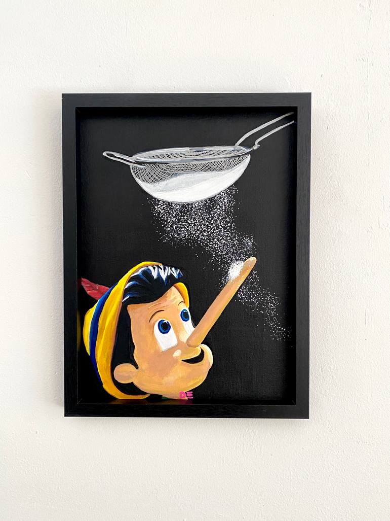 Original Figurative Pop Culture/Celebrity Painting by Dominique Steffens