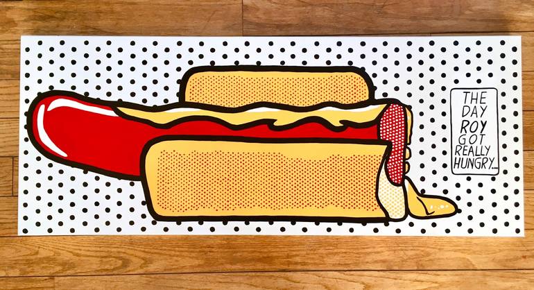 Original Pop Art Food Painting by Dominique Steffens