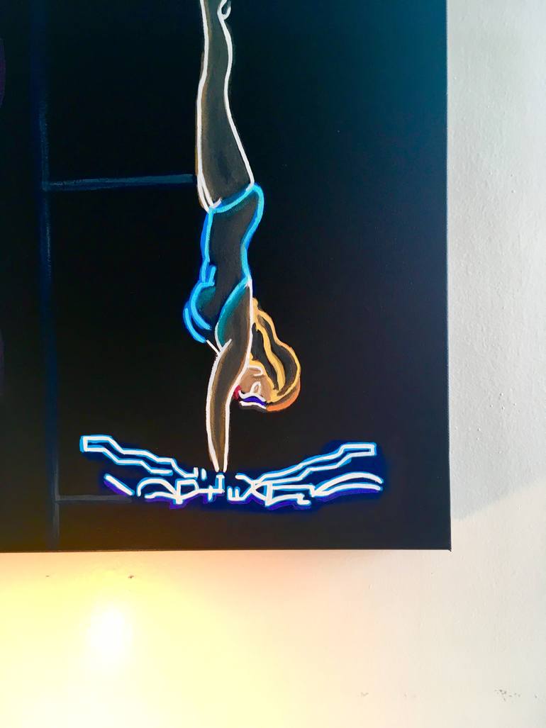 Original Figurative Pop Culture/Celebrity Painting by Dominique Steffens