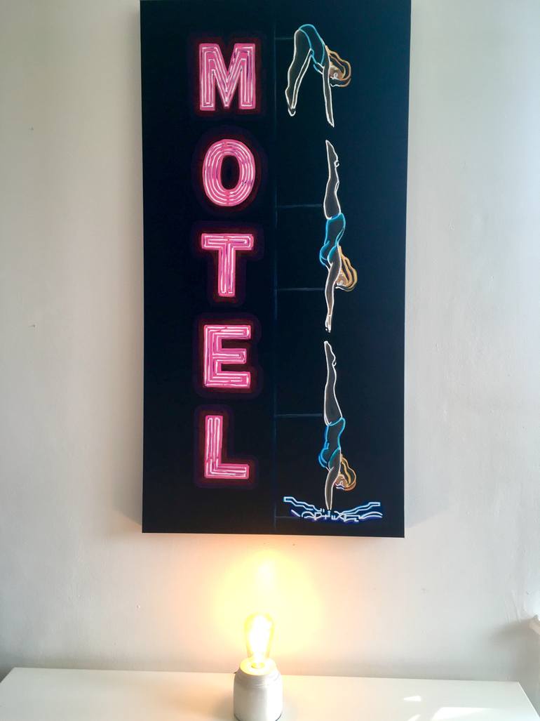 Original Figurative Pop Culture/Celebrity Painting by Dominique Steffens
