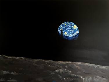 Print of Outer Space Paintings by Dominique Steffens