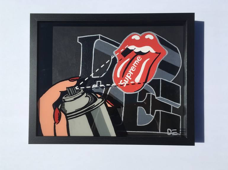 Original Street Art Popular culture Painting by Dominique Steffens