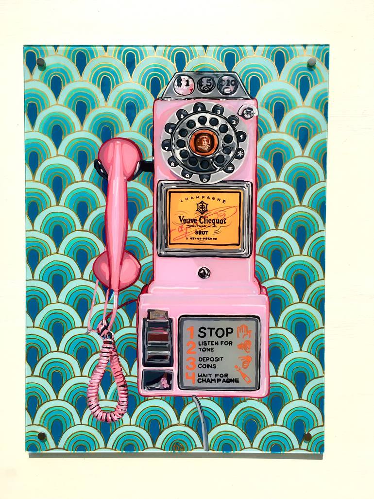 Original Figurative Pop Culture/Celebrity Painting by Dominique Steffens