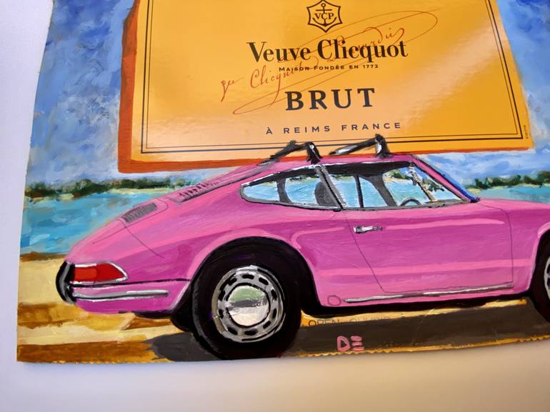 Original Car Painting by Dominique Steffens