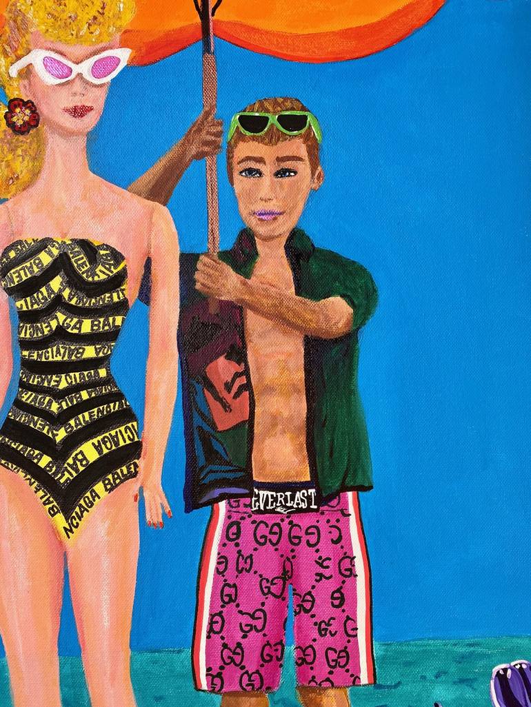Original Figurative Fashion Painting by Dominique Steffens