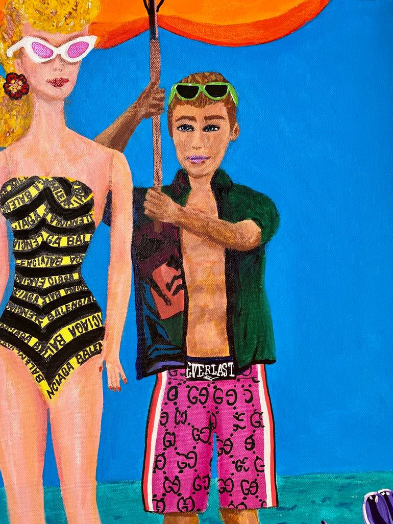 Original Figurative Fashion Painting by Dominique Steffens