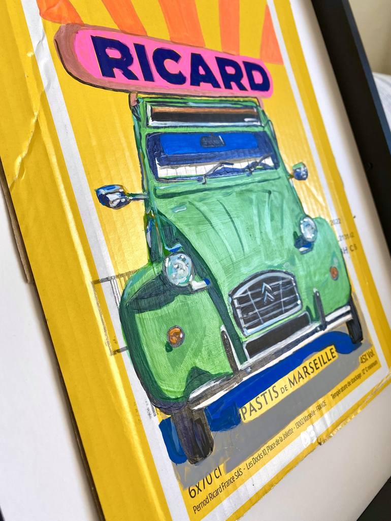 Original Car Painting by Dominique Steffens