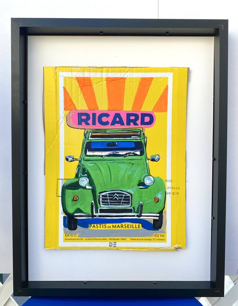 Original Car Painting by Dominique Steffens