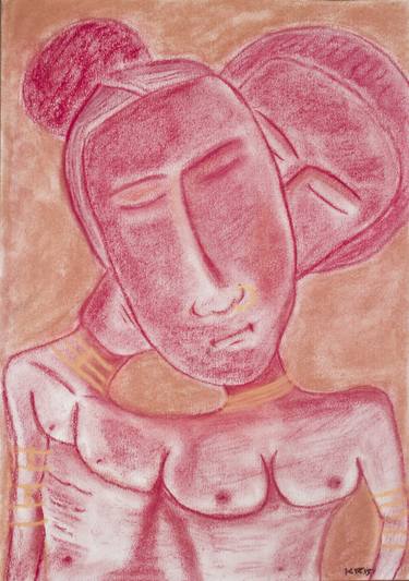 Print of Abstract Nude Drawings by Kris G Hariharan