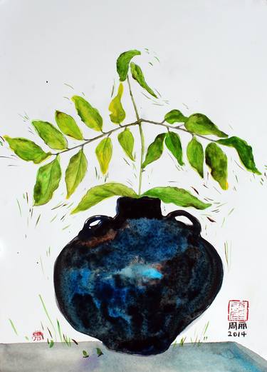 Print of Still Life Drawings by Li Zhou