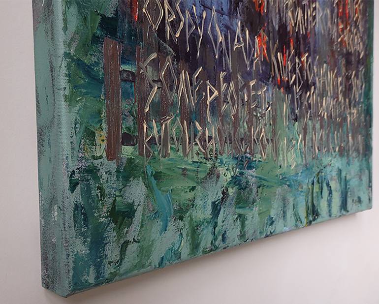 Original Expressionism Abstract Painting by Kate Pellegrini