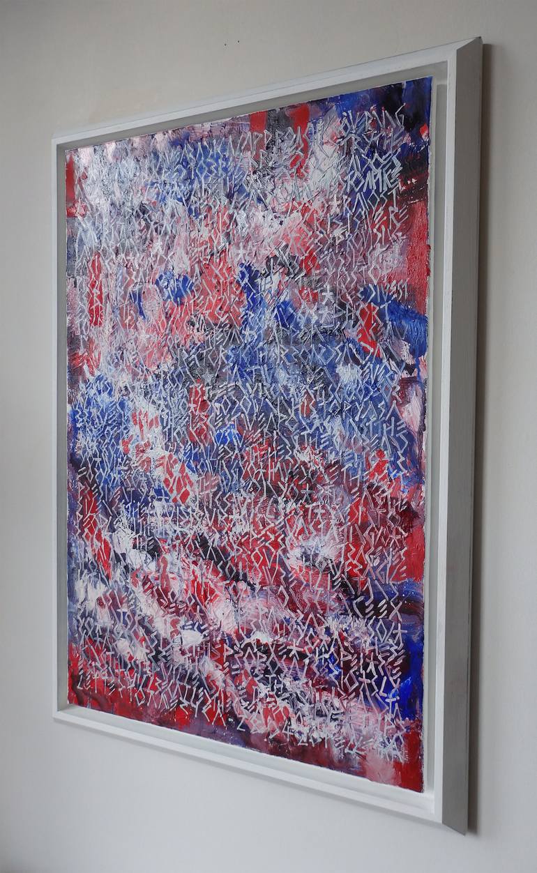 Original Abstract Expressionism Abstract Painting by KATE PELLEGRINI