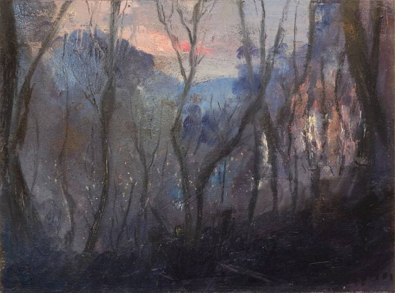 Print of Abstract Expressionism Landscape Paintings by Kate Pellegrini