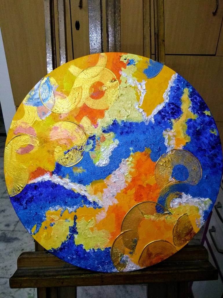 Original Abstract Painting by Nilima Agarwal