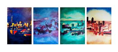 London Collection of Four Paintings thumb