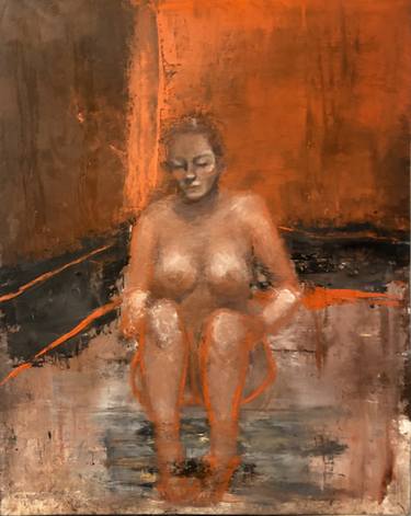 Original Abstract Nude Paintings by Agnieszka Ceccarelli