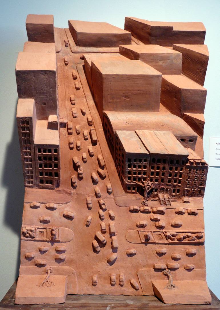 Original Representational Places Sculpture by Kathy Forer