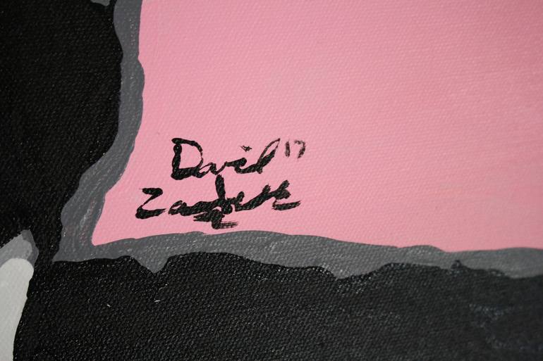 Who The Fuck is Mick Jagger? Painting by David Zambeck