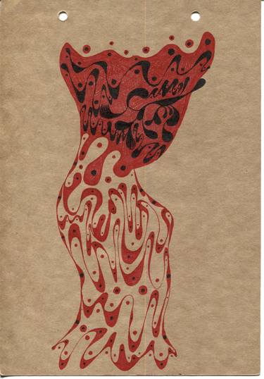 Print of Art Deco Women Drawings by xu jinshan