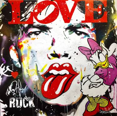 Mick Jagger, I love only rock and Daisy Duck thumb
