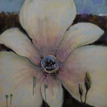 Original Surrealism Landscape Painting by Eduard Zentsik