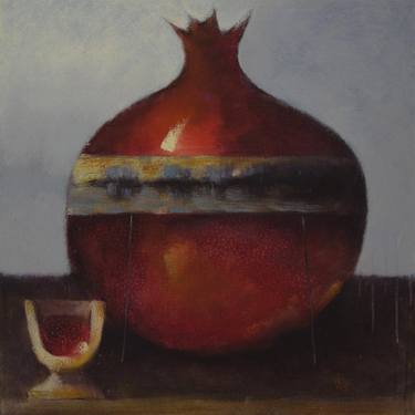 Original Symbolism Still Life Painting by Eduard Zentsik