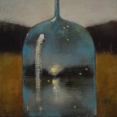 Original Surrealism Landscape Painting by Eduard Zentsik