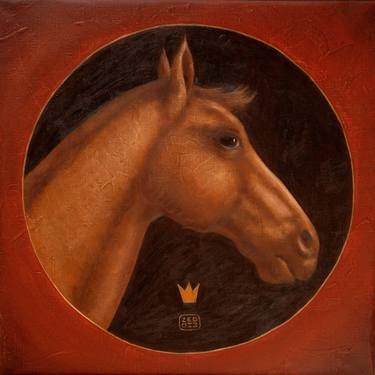 Print of Horse Paintings by Eduard Zentsik
