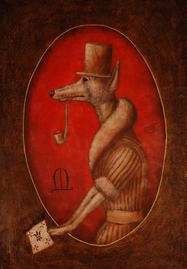 Print of Fine Art Dogs Paintings by Eduard Zentsik