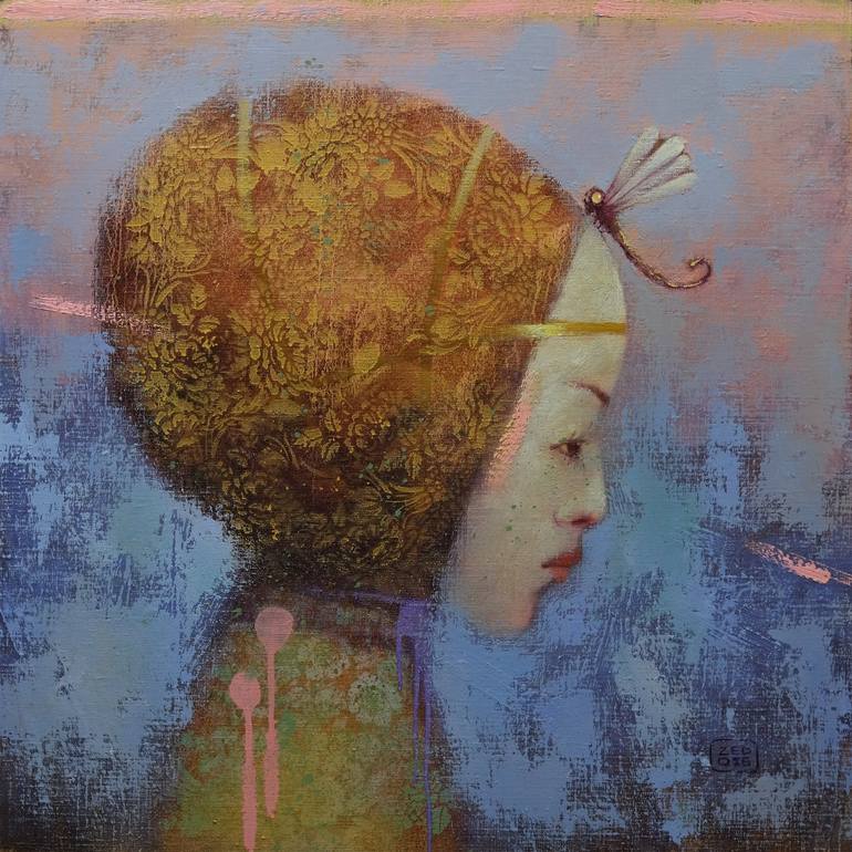 Original Fine Art Women Paintings by Eduard Zentsik