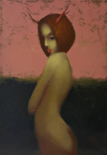 Print of Fine Art Erotic Paintings by Eduard Zentsik