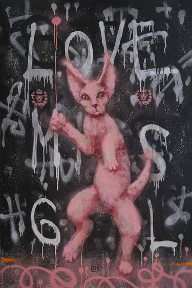 Original Abstract Animal Paintings by Eduard Zentsik