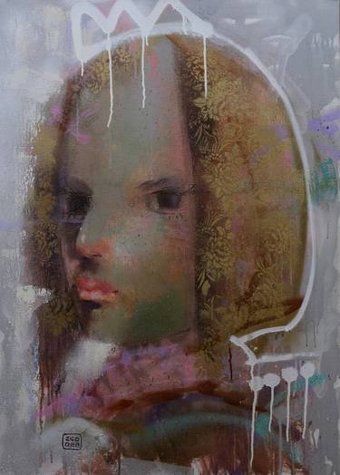 Original Portraiture People Paintings by Eduard Zentsik