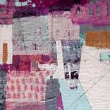 Quiet Intersections, Abstract, Mixed Media Painting, 16
