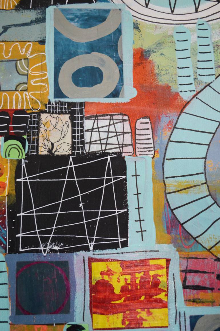 Original Abstract Collage by Paige Schiller Hirsch