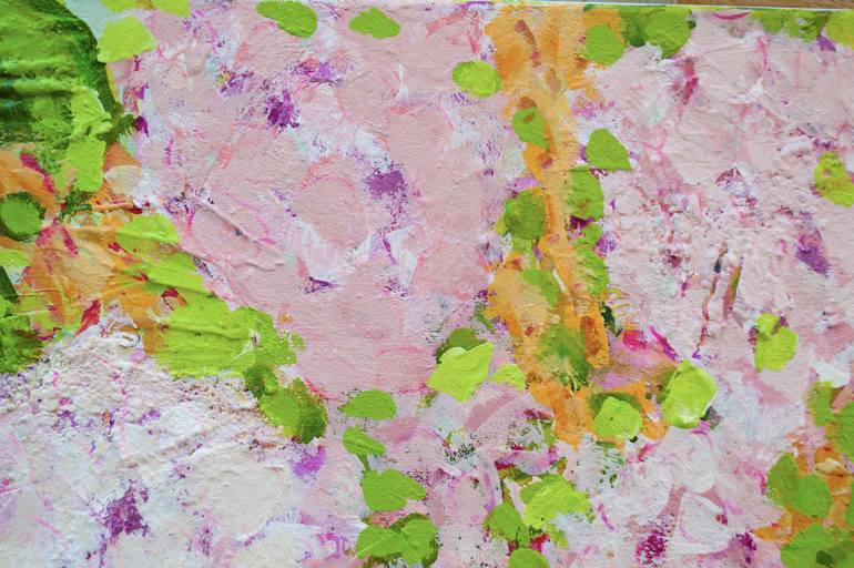 Original Abstract Floral Painting by Paige Schiller Hirsch