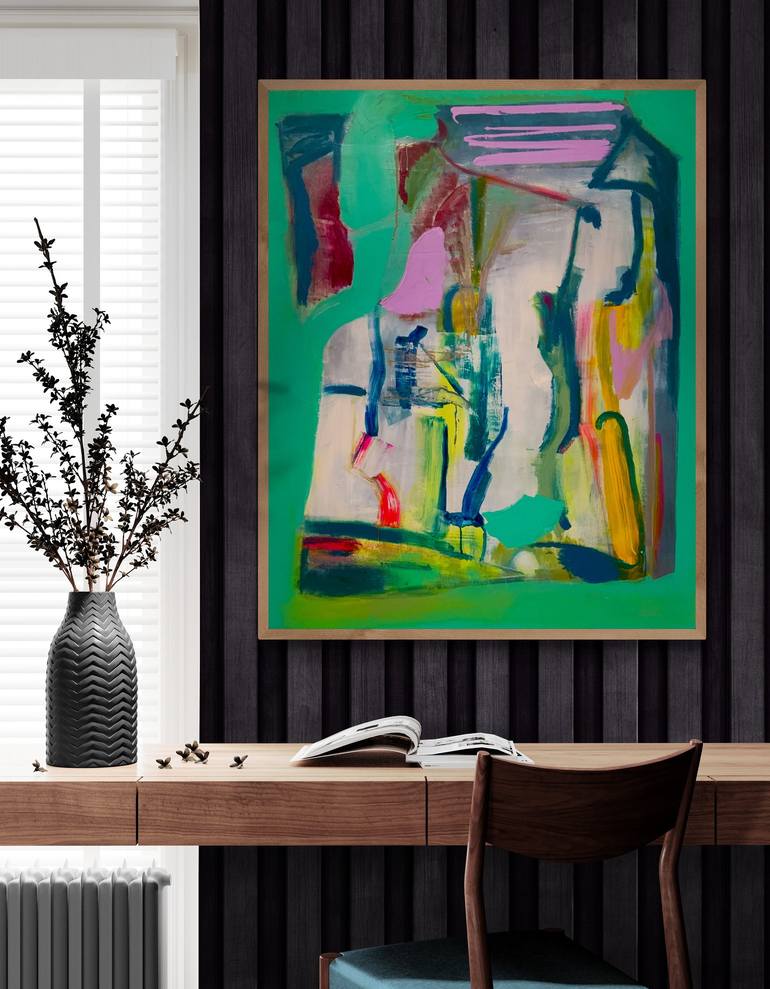 Original Abstract Expressionism Abstract Painting by Marc Aaron Hyman