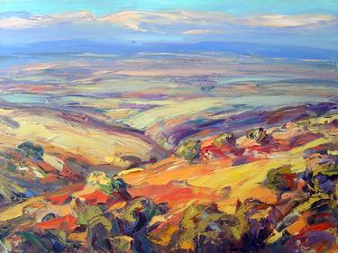 Original Expressionism Landscape Paintings by Jose Moran Vazquez