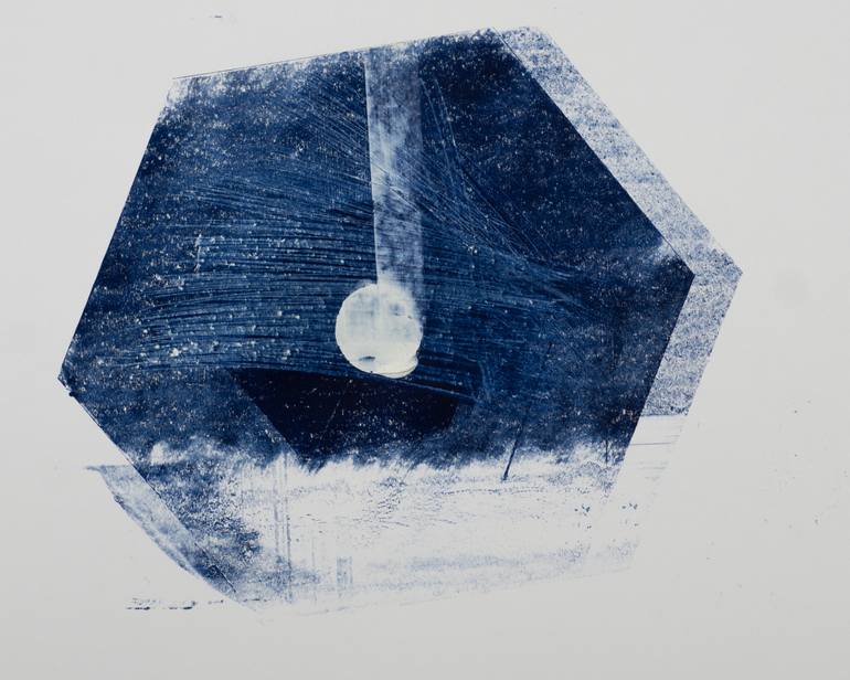 Original Minimalism Abstract Printmaking by Roman Haideichuk