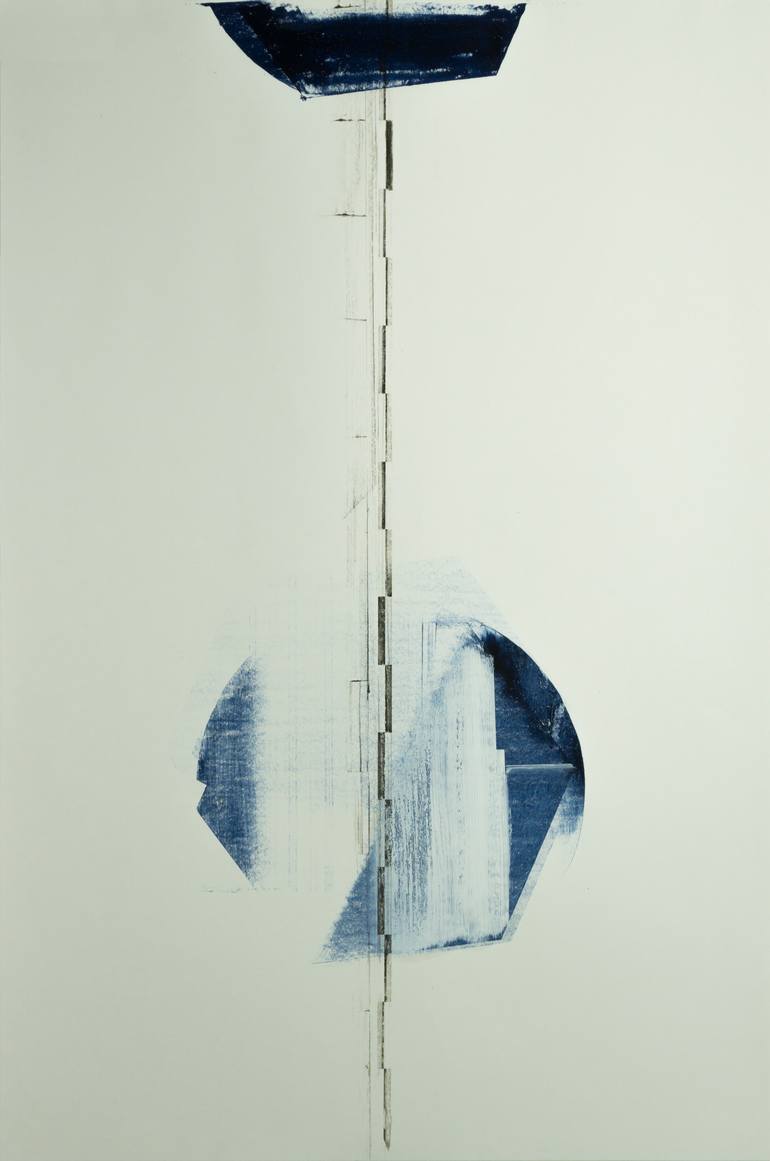 Original Minimalism Abstract Painting by Roman Haideichuk