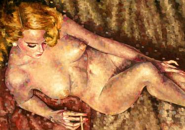 Original Nude Painting by Cristina Fornarelli