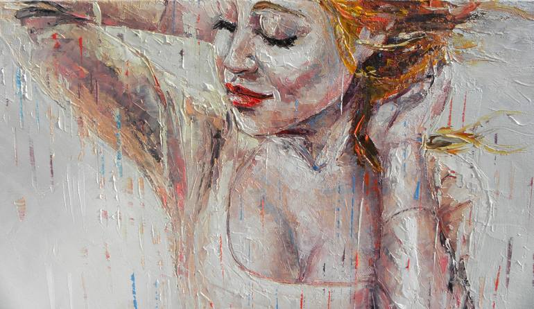 Original Conceptual Women Painting by Cristina Fornarelli