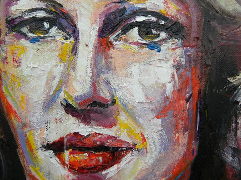 Original Portrait Painting by Cristina Fornarelli