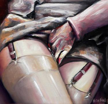 Original Erotic Paintings by Cristina Fornarelli