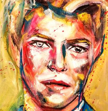 Print of Pop Art Celebrity Paintings by Cristina Fornarelli