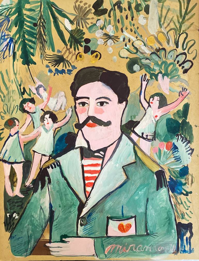 Print of Figurative Nature Paintings by Alice De Miramon