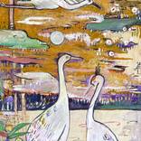 鶴 - つる Tsuru - les oiseaux de lune by Alice de Miramon