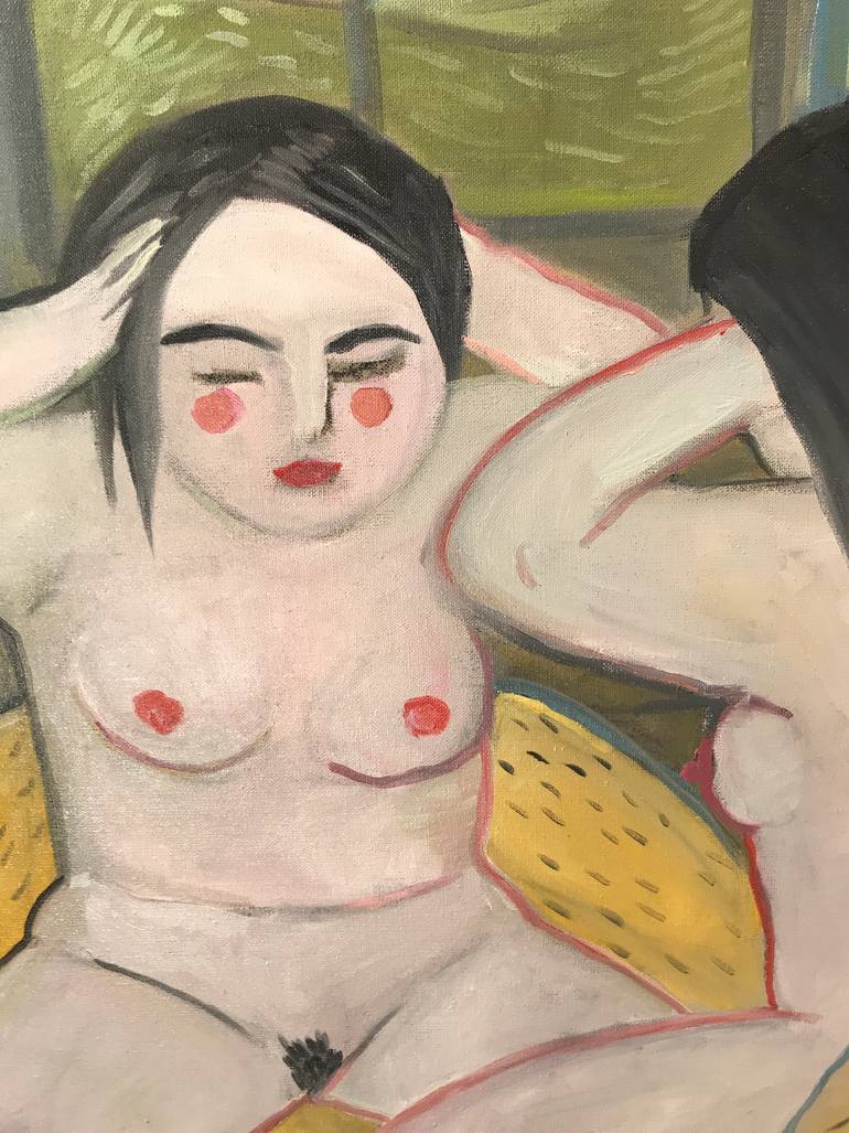 Original Figurative Women Painting by Alice De Miramon